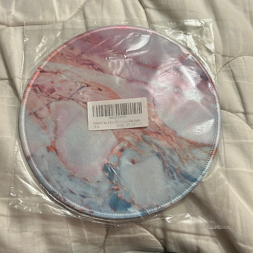 NWT Marble Round Mouse Pad